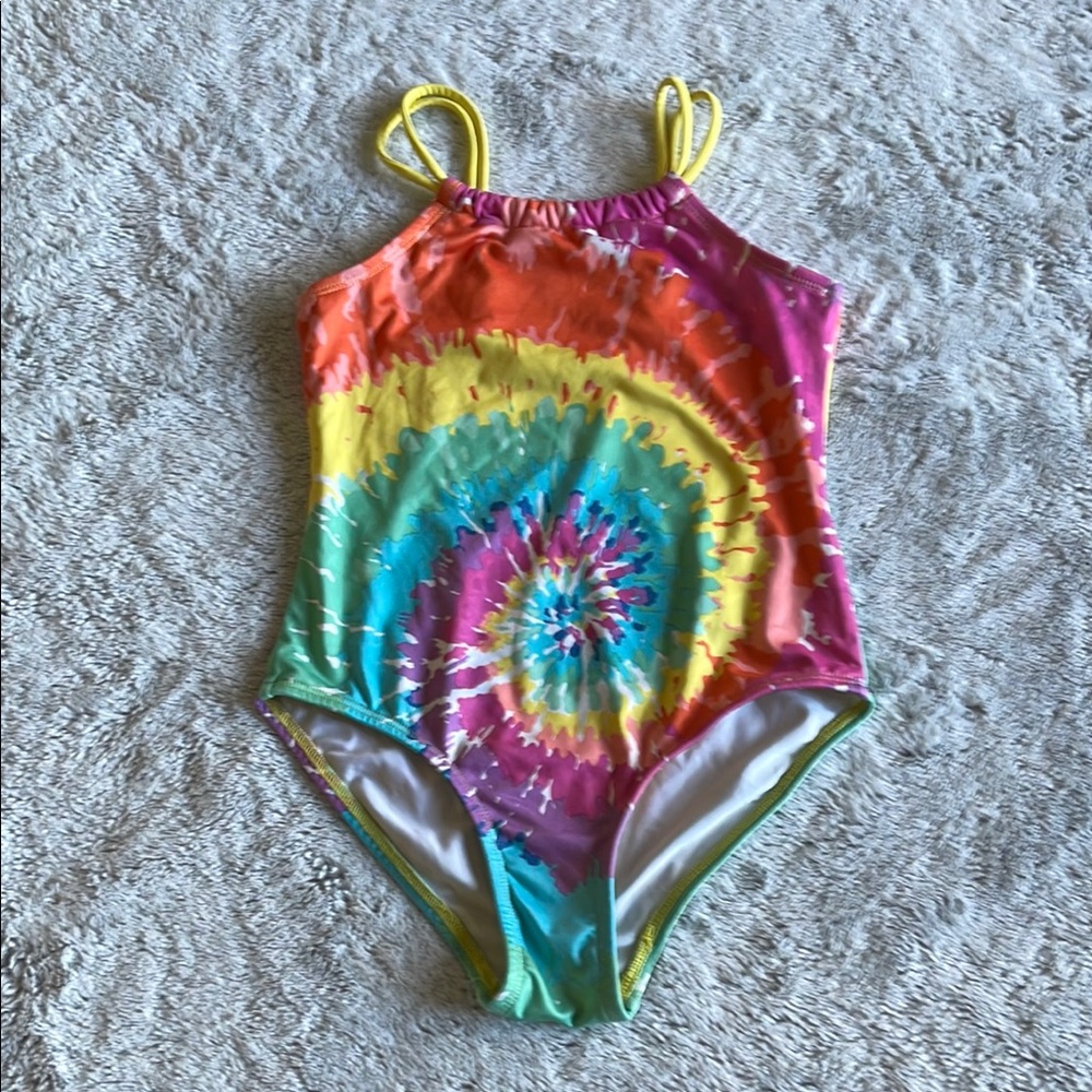 Bobbie Brooks Girls  Tie-Dye Swimsuit  SZ 7-8